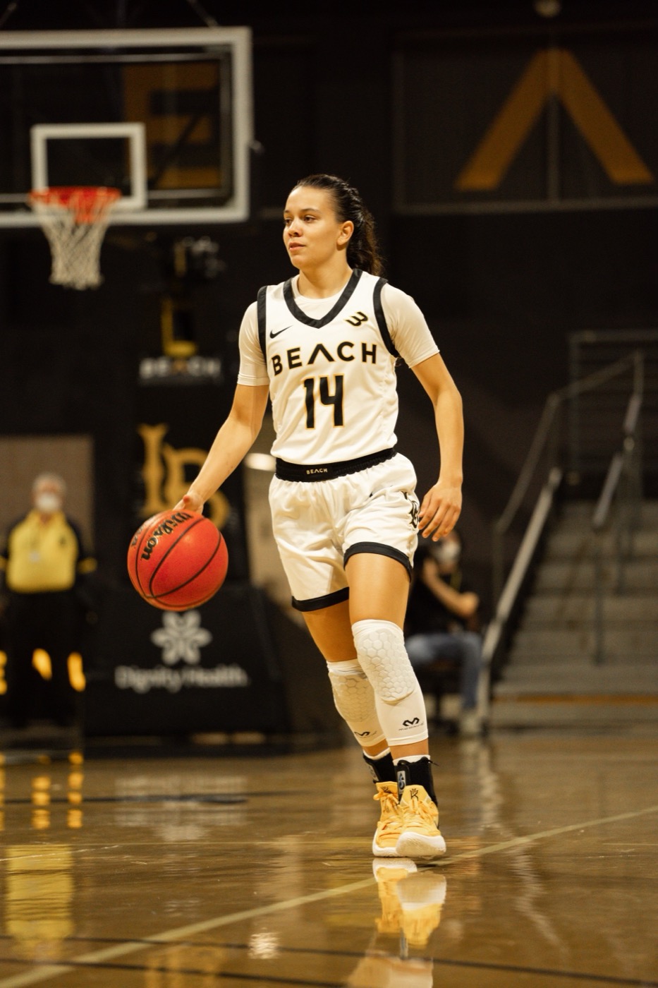 One of the players Coach Julz helped earn a Division I scholarship playing basketball