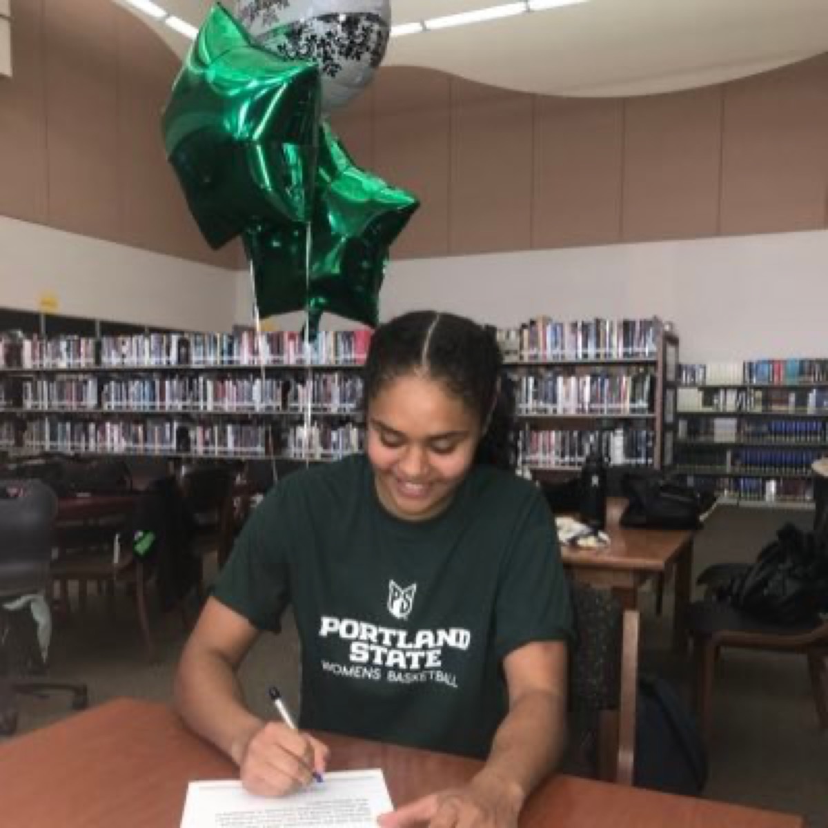 One of the players Coach Julz helped earn a Division I scholarship